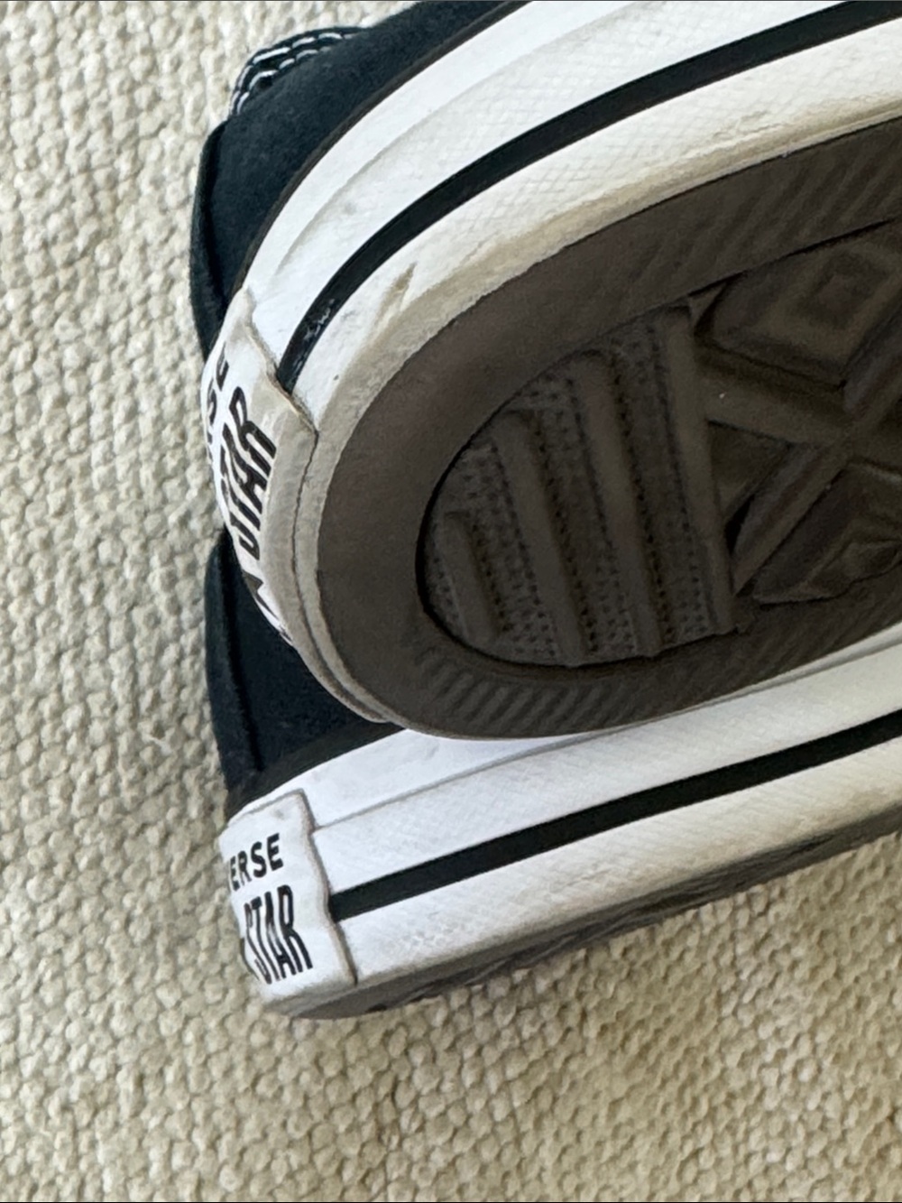 Converse men’s 7 1/2 - wm’s 9.5 - eur 41 Black Low Top Slip-On Canvas Sneakers - Picture 11 of 13